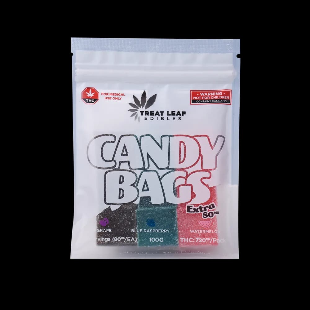 80mg THC Gummies 9 pack Assorted Flavours