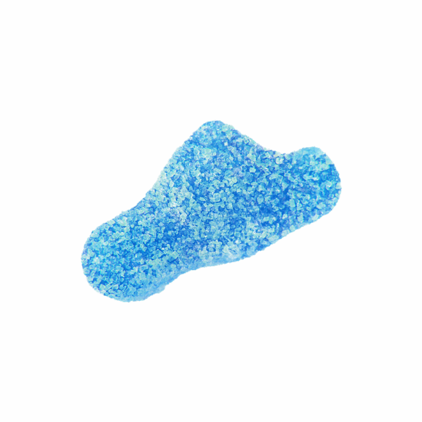 Blue Raspberry Big Feet Box by Glaze - 1 Box, 10 Bags, 400mg Each - Image 7