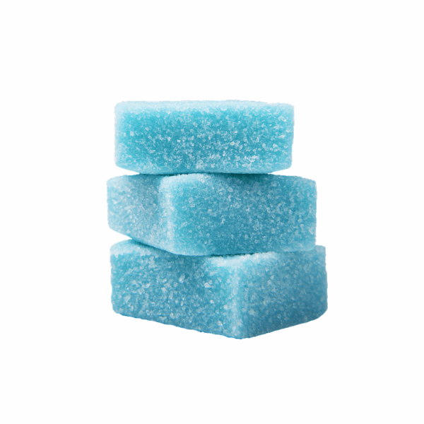 Cotton Candy Blue Raspberry - 1000mg per gummy x 5 gummies per bag x 9 bag per box = 45,000mg THC per box - Image 3